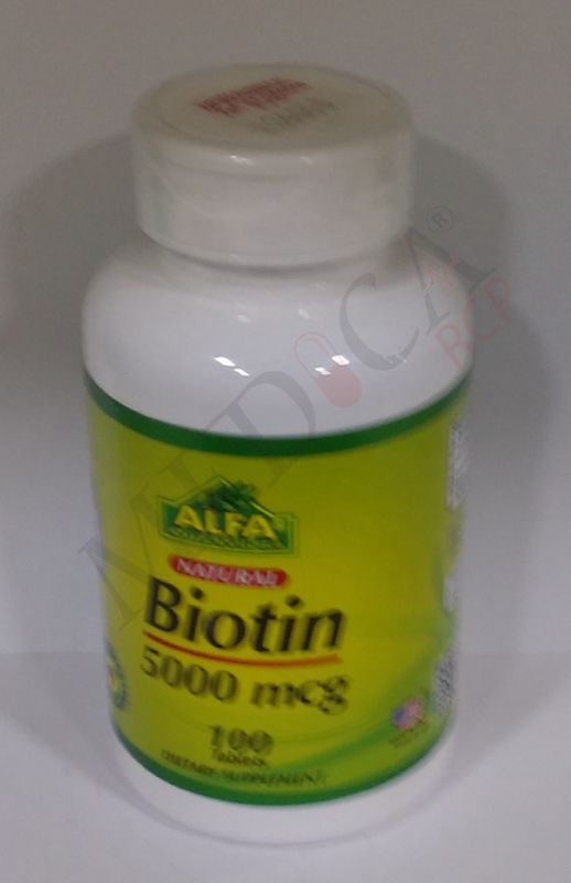 Alfa Vitamins Biotin 5mg